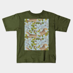 Ojai Squirrels Frolic In An Oak Tree Kids T-Shirt